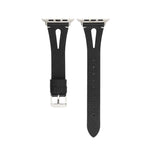 Apple Watch Ultra 49mm＆Watch Ultra 2 49mm / Series 10 46mm / 9&8&7 45mm / SE 3&SE 2&6&SE&5&4 44mm / 3&2&1 42mm用 シンプルV字型レザーウォッチバンド