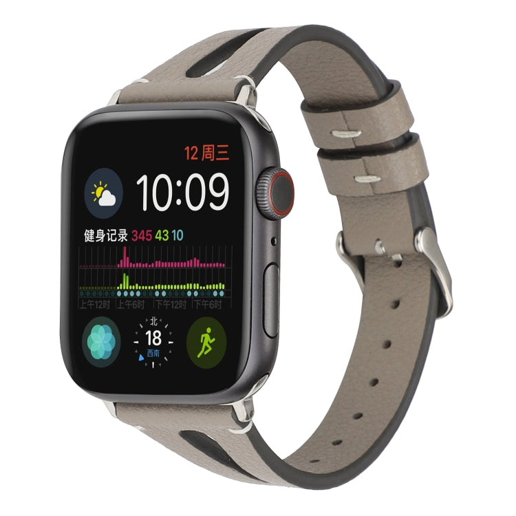 Apple Watch Ultra 49mm＆Watch Ultra 2 49mm / Series 10 46mm / 9&8&7 45mm / SE 3&SE 2&6&SE&5&4 44mm / 3&2&1 42mm用 シンプルV字型レザーウォッチバンド