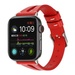 Apple Watch Ultra 49mm＆Watch Ultra 2 49mm / Series 10 46mm / 9&8&7 45mm / SE 3&SE 2&6&SE&5&4 44mm / 3&2&1 42mm用 シンプルV字型レザーウォッチバンド