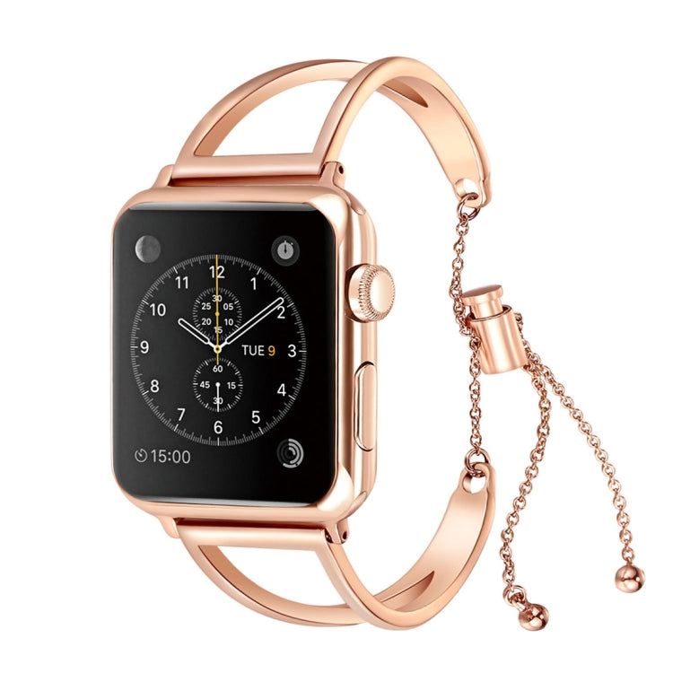 レターV字型ブレスレット メタルリストウォッチバンド ステンレススチールバックル付き Apple Watch Ultra 49mm & Watch Ultra 2 49mm / Series 10 46mm / 9&8&7 45mm / SE 3&SE 2&6&SE&5&4 44mm / 3&2&1 42mm, 7 45mm / 6&SE&5&4 44mm / 3&2&1 42mm