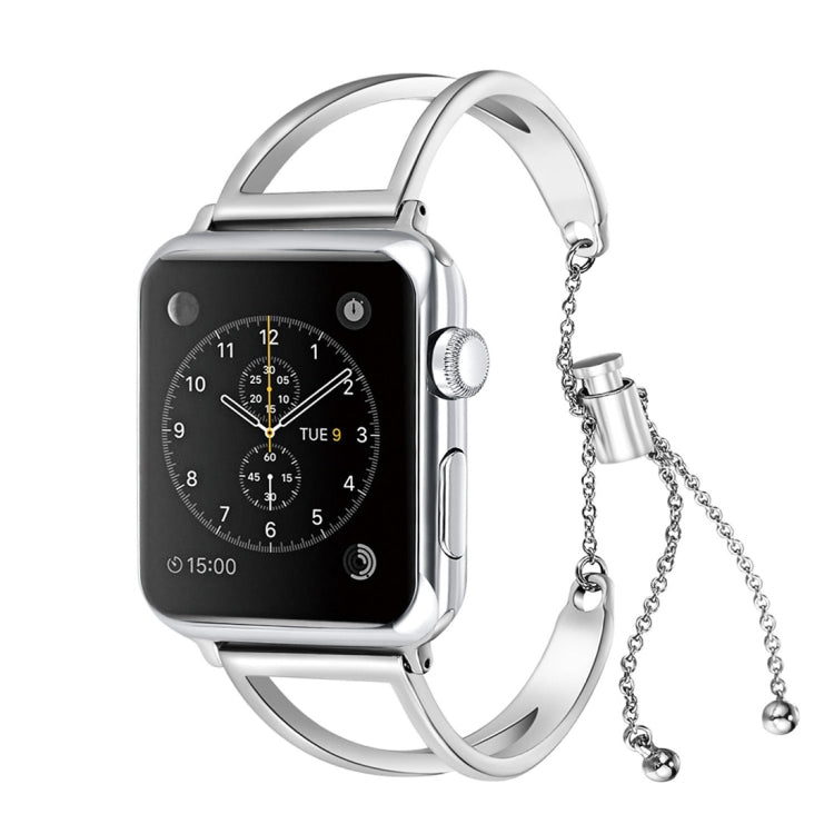 レターV字型ブレスレット メタルリストウォッチバンド ステンレススチールバックル付き Apple Watch Ultra 49mm & Watch Ultra 2 49mm / Series 10 46mm / 9&8&7 45mm / SE 3&SE 2&6&SE&5&4 44mm / 3&2&1 42mm, 7 45mm / 6&SE&5&4 44mm / 3&2&1 42mm