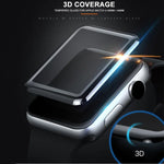 mocolo 0.33mm 9H 3D ラウンドエッジ フルグルー 強化ガラスフィルム Apple Watch Series 6 / 5 / 4 / Watch SE 40mm用、Apple Watch Series 6 / 5 / 4 / Watch SE 40mm用