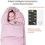 赤ちゃん用厚手あたたかい新生児用スリーピングバッグ、サイズ：80cm、0〜1歳用
