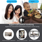 YH001 720P HD 1.0MP ワイヤレスIPカメラ、赤外線ナイトビジョン／動体検知／アプリ制御対応、オーストラリアプラグ、YH001 720P
