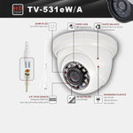 531eA CE＆RoHS認証 防水 3.6mm 3MPレンズ AHDカメラ 12 IR LED付き、ナイトビジョン＆ホワイトバランス対応、531eA-W、531eA-L、531eA-H2