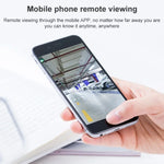 QX2 1080P HD 360度 パノラマ WiFi 昼夜フルカラ IP66防水 スマートカメラ、動作検知／双方向音声／TFカード対応、米国プラグ、WiFiバージョン