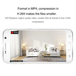 CAMSOY C9 HD 1280 x 720P 70度広角 ワイヤレスWiFiウェアラブルインテリジェント監視カメラ、赤外線ナイトビジョン＆動体検知アラーム＆ループ録画＆タイマー撮影対応, C9