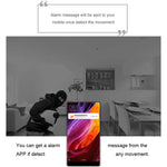 CAMSOY C9 HD 1280 x 720P 70度広角 ワイヤレスWiFiウェアラブルインテリジェント監視カメラ、赤外線ナイトビジョン＆動体検知アラーム＆ループ録画＆タイマー撮影対応, C9