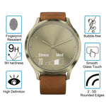 2 PCS ENKAY Hat-Prince for Garmin Vivomove HR Smart Watch 0.2mm 9H Surface Hardness 2.15D Explosion-proof Tempered Glass Screen Film, For Garmin Vivomove HR