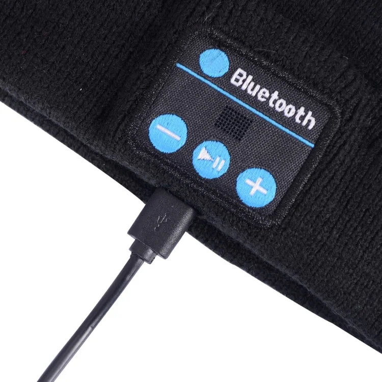 編み込みBluetoothハンズフリースポーツ音楽ヘッドバンド、マイク付き、iPhone／Samsungおよびその他Bluetoothデバイス対応