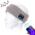 編み込みBluetoothハンズフリースポーツ音楽ヘッドバンド、マイク付き、iPhone／Samsungおよびその他Bluetoothデバイス対応