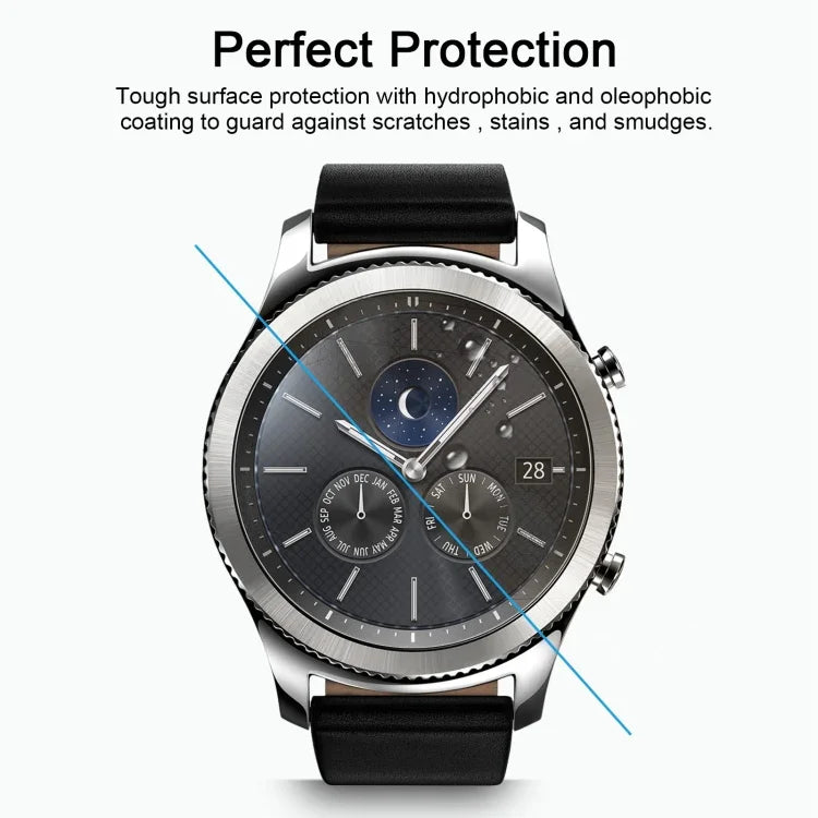 ENKAY Hat-Prince Samsung Gear S3スマートウォッチ用 0.2mm 9H表面硬度 2.15D 防爆強化ガラススクリーンフィルム