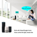 Sonoff T2 タッチ 120mm強化ガラスパネル壁スイッチ スマートホームライトタッチスイッチ、AlexaとGoogle Home対応、AC 100V-240V、米国プラグ、120mm／3米国プラグ