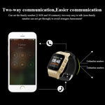 D99+ 1.22インチHD LCDスクリーンGPSスマートウォッチ 高齢者用防水、GPS＋LBS＋WiFi位置測定対応／双方向通話／音声モニター／ワンキー応急処置／手首離れアラーム／安全フェンス、D99+ ローズゴールド