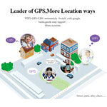 D99+ 1.22インチHD LCDスクリーンGPSスマートウォッチ 高齢者用防水、GPS＋LBS＋WiFi位置測定対応／双方向通話／音声モニター／ワンキー応急処置／手首離れアラーム／安全フェンス、D99+ ローズゴールド