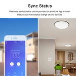 Sonoff T2 タッチ 86mm 強化ガラスパネル壁スイッチ スマートホームライトタッチスイッチ AlexaおよびGoogle Home対応 AC 100V-240V EUプラグ 86mm/ 2 EUプラグ
