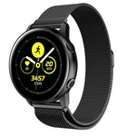 Milanis 磁気ステンレススチールメッシュリストストラップウォッチバンド、Galaxy Watch Active 20mm用