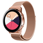 Milanis 磁気ステンレススチールメッシュリストストラップウォッチバンド、Galaxy Watch Active 20mm用