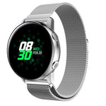 Milanis 磁気ステンレススチールメッシュリストストラップウォッチバンド、Galaxy Watch Active 20mm用