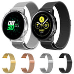 Milanis 磁気ステンレススチールメッシュリストストラップウォッチバンド、Galaxy Watch Active 20mm用