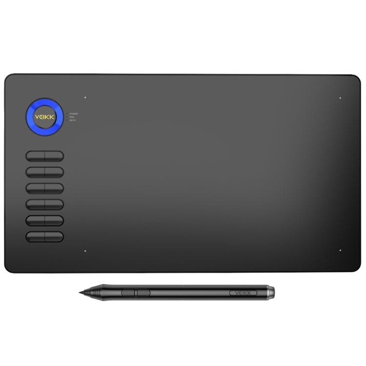 VEIKK A15 10x6インチ 5080 LPI スマートタッチ 電子グラフィックタブレット Type-Cインターフェース付き、A15 ゴールド、A15 ブルー、A15 レッド