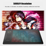VEIKK A15 10x6インチ 5080 LPI スマートタッチ 電子グラフィックタブレット Type-Cインターフェース付き、A15 ゴールド、A15 ブルー、A15 レッド