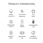 TD19 1.14インチIPSスクリーンスマートブレスレット IP67防水、着信リマインダー / 心拍数モニタリング / 血圧モニタリング / 睡眠モニタリング / リモートカメラ対応