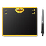 HUION HS64チップ特別版 5080 LPIアートドローイングタブレット バッテリーフリーペン付き、HS64