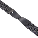 For Fitbit Blaze Smart Watch Butterfly Buckle 3 Beads Stainless Steel Watchband