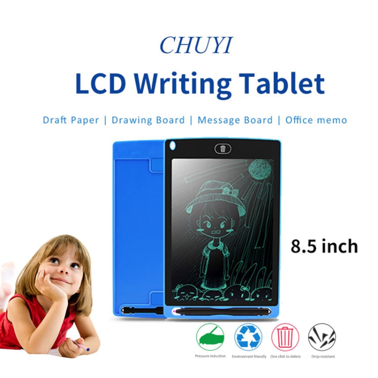 ポータブル 8.5インチ LCDライティングタブレット ドローインググラフィティ 電子手書きパッド メッセージグラフィックスボード 下書き用紙 書きペン付き、8.5インチ ブラック、8.5インチ グリーン、8.5インチ ブルー、8.5インチ レッド、8.5インチ ホワイト