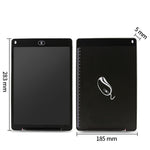 ポータブル 12インチ LCDライティングタブレット ドローインググラフィティ 電子手書きパッド メッセージグラフィックスボード 下書き用紙 書きペン付き、12インチ ブラック、12インチ グリーン、12インチ ブルー、12インチ レッド、12インチ ホワイト