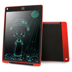ポータブル 12インチ LCDライティングタブレット ドローインググラフィティ 電子手書きパッド メッセージグラフィックスボード 下書き用紙 書きペン付き、12インチ ブラック、12インチ グリーン、12インチ ブルー、12インチ レッド、12インチ ホワイト