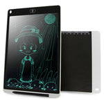 ポータブル 12インチ LCDライティングタブレット ドローインググラフィティ 電子手書きパッド メッセージグラフィックスボード 下書き用紙 書きペン付き、12インチ ブラック、12インチ グリーン、12インチ ブルー、12インチ レッド、12インチ ホワイト
