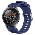 Galaxy Watch 46mm用縦目柄ウォッチバンド