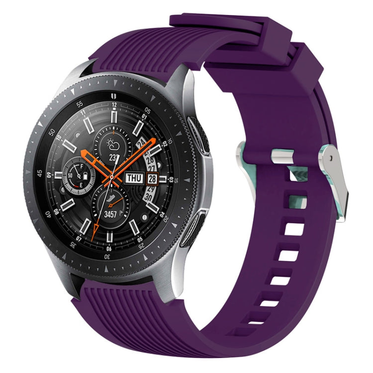 Galaxy Watch 46mm用縦目柄ウォッチバンド