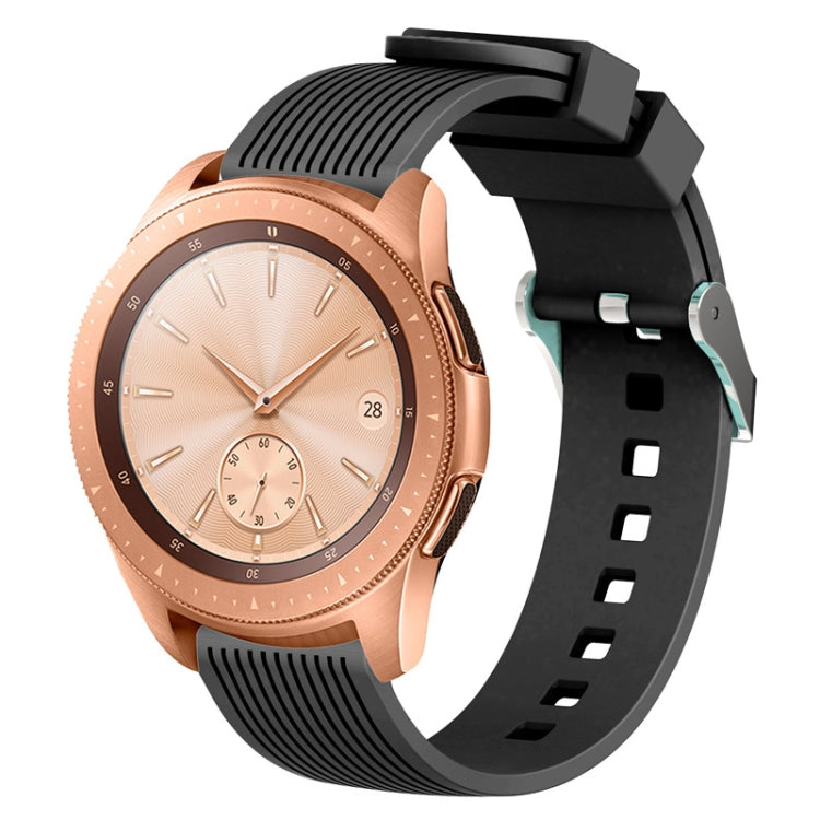 Galaxy Watch 42mm用縦目柄ウォッチバンド