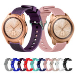 Galaxy Watch 42mm用縦目柄ウォッチバンド