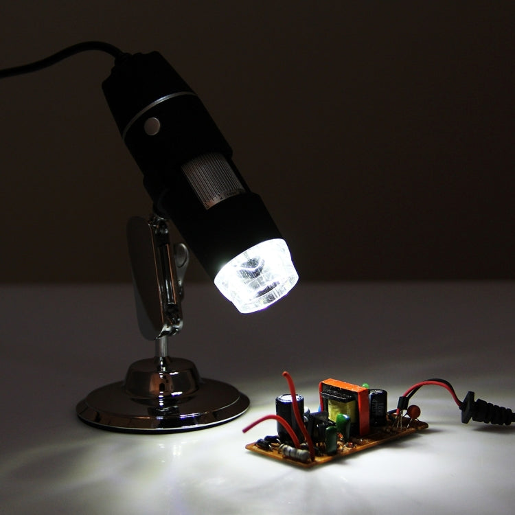 1000倍拡大鏡 0.3MPイメージセンサー USBデジタル顕微鏡 8LED＆プロフェッショナルスタンド付き 1000X
