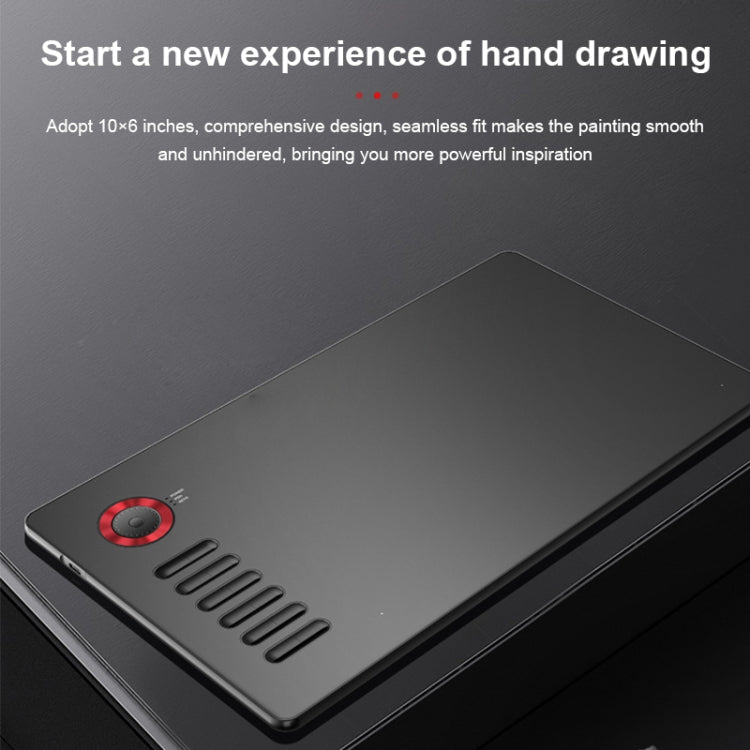 VEIKK A15PRO 10x6インチ 5080 LPI Type-Cインターフェース スマートタッチ 電子グラフィックタブレット