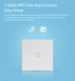 NEO NAS-SC01W ワイヤレスWiFi EUスマートライトコントロールスイッチ 1ギャング