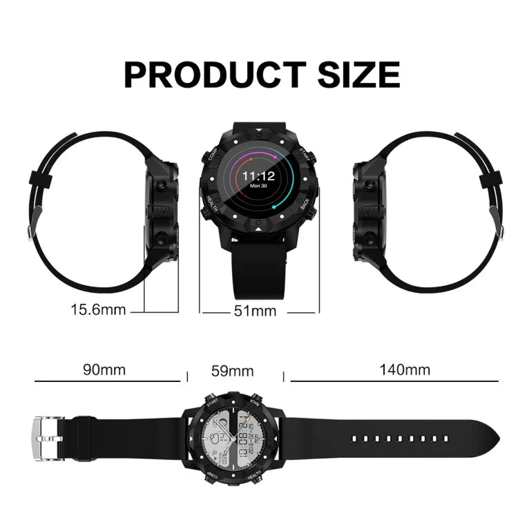 S3 1.39インチOLEDスクリーンディスプレイBluetoothスマートウォッチ、IP67防水、コンパス／心拍数モニター／SIMカード／GPSナビ対応、AndroidおよびiOS対応