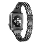 カラフルダイヤモンド ステンレススチール Apple Watch バンド Series 7 41mm / 6 & SE & 5 & 4 40mm / 3 & 2 & 1 38mm 用