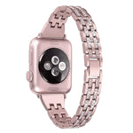 カラフルダイヤモンド ステンレススチール Apple Watch バンド Series 7 41mm / 6 & SE & 5 & 4 40mm / 3 & 2 & 1 38mm 用
