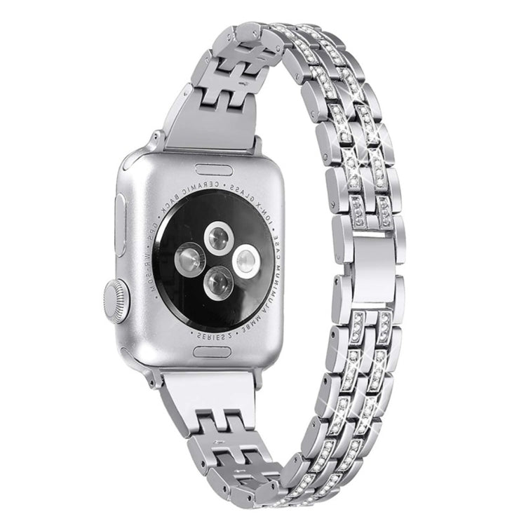 カラフルダイヤモンド ステンレススチール Apple Watch バンド Series 7 41mm / 6 & SE & 5 & 4 40mm / 3 & 2 & 1 38mm 用