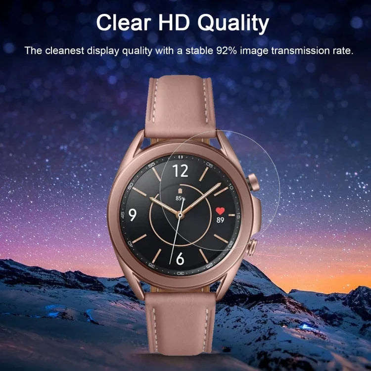 Samsung Galaxy Watch3 45mm用 0.26mm 2.5D 9H 強化ガラスフィルムスクリーンプロテクター, Samsung Galaxy Watch3 45mm用