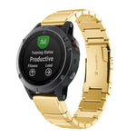 Quick Dismantling Steel Watch Band for Garmin Fenix 5 22mm, For Garmin Fenix 5
