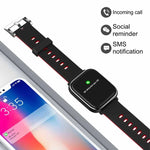 Q58S 1.3インチ TFT タッチスクリーン IP67 防水スマートウォッチ、通話リマインダー/心拍数モニタリング/血圧モニタリング/睡眠モニタリング対応