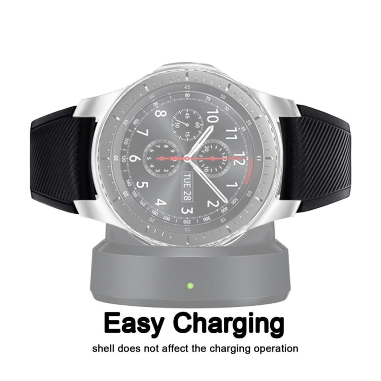 Samsung Gear S3 Frontier スマートウォッチ 46mm 用 TPU メッキ耐衝撃ケース