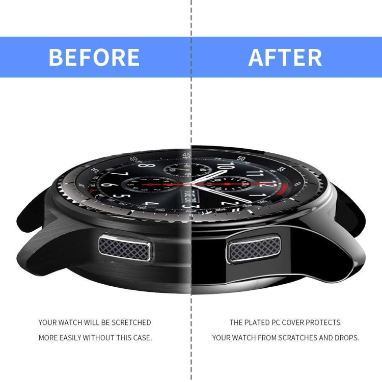 Samsung Gear S3 Frontier スマートウォッチ 46mm 用 TPU メッキ耐衝撃ケース