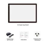 23W 12V LED 3段階調光可能 A2アクリルコピー板 アニメスケッチ用スケッチパッド EUプラグ付き